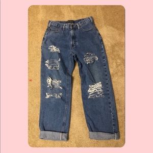 Distressed Jeans